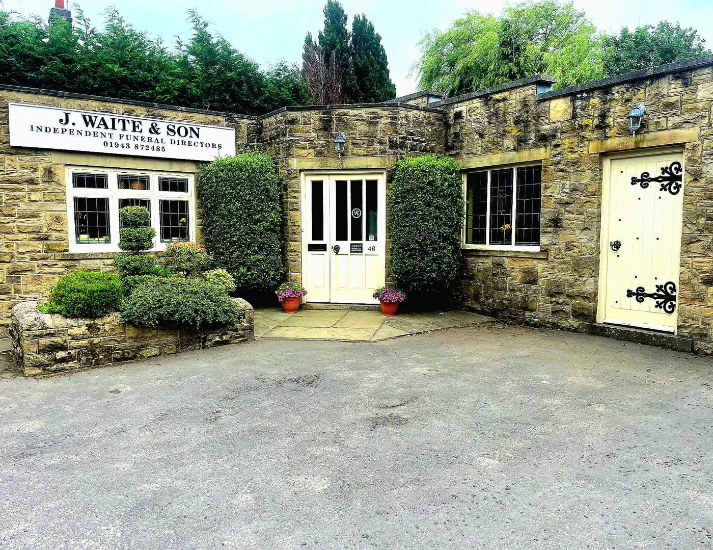 J Waite & Son premises on Main Street, Menston